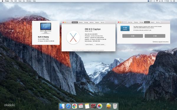 Apple iMac 24” / 2,4GHz / 4GB / 256GB SSD (foto #3)