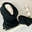 Повязка двухслойная на голову и шарф-снуд-труба (фото #3)