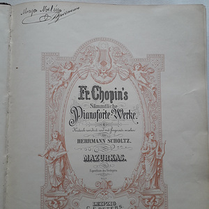 Коллекция старинных нот Er. Chopin, Edvard Grig