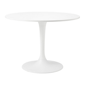 Uued Ikea DOCKSTA laud + uued Ikea TOBIAS akrüültoolid 4tk (4 foto / 10)