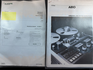 Studer A810 High-End магнитофон Willi Studer AG серийный ном (3 фото из 10)