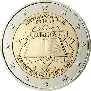2 евро Нидерланды 2007 UNC