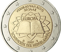 2 евро Нидерланды 2007 UNC
