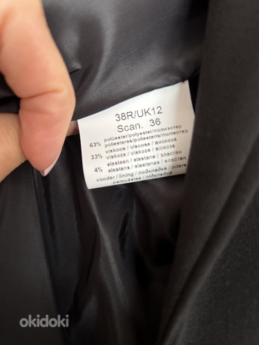 Монтон куртка черного цвета, размер М (фото #4)