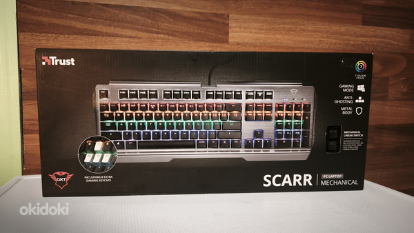 Klaviatuur Trust SCARR Mechanical