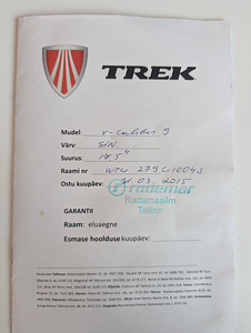Trek X-Caliber MTB jalgratas. Raam 17,5'' (5 foto / 5)