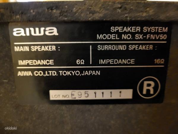 Динамики AIWA 50 Вт SX-FNV50 6 OHM (2) F L & R SURROUND (фото #2)