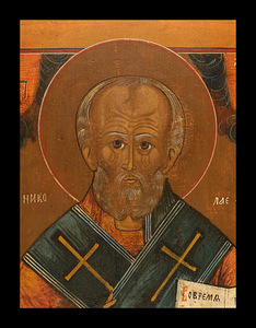 Suur vana ikoon: "Saint Nicholas the Miracle-Worker" (2 foto / 6)
