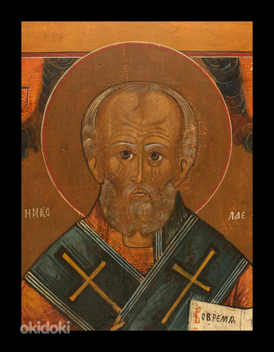 Suur vana ikoon: "Saint Nicholas the Miracle-Worker" (foto #2)