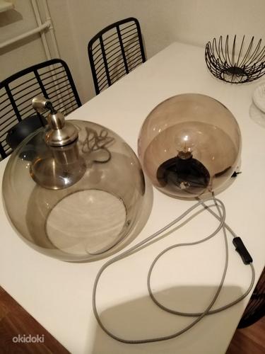 2 лампы Ikea . Потолочная и настольная лампа. (фото #1)
