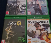 Xbox one 4 games(battlefield, fallout)