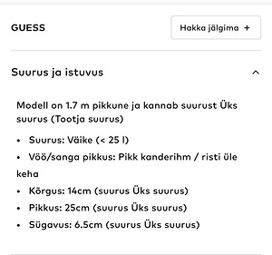 Õlakott Guess (6 foto / 9)