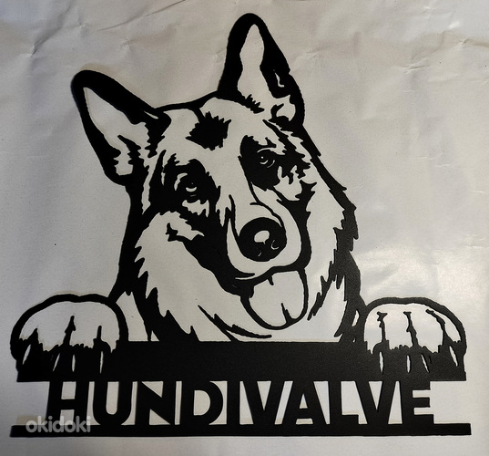 Hundivalve, metallist sildid