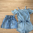 Джинсовая юбка и комбинезон размер 152 (фото #1)
