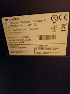 Телевизор sharp (2 foto / 6)