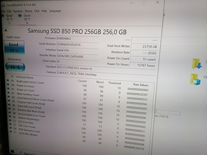 Samsung 850 Pro series 256GB 2.5" SATAIII 3D V-NAND (2 foto / 2)