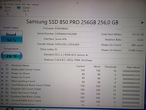 Ssd Samsung 850 Pro 256 GB 2,5 "SATAIII 3D (3 foto / 3)