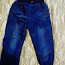 Утеплённые джинсы 128.Новые (фото #1)