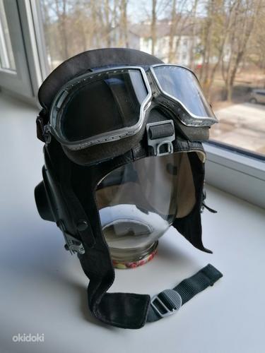 Шлем и очки летчика СССР. (фото #1)