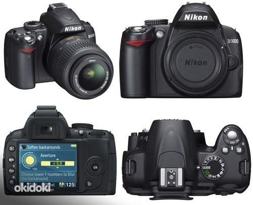 Peegelkaamera Nikon D3000 + 18-55mm objektiiv (foto #1)
