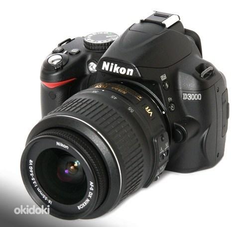 Зеркальная камера Nikon D3000 + объектив 18-55мм (фото #2)