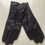 Кожаные женские перчатки/варежки фиолетового цвета (фото #2)