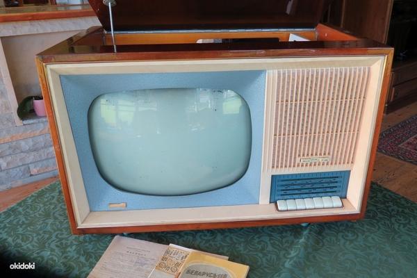 Raadio ja grammafoniga televiisor Belarus 110 1962.a (foto #1)