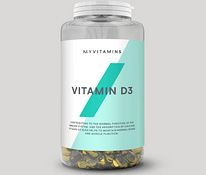 D Vitamiin Vitamin Päikesevitamiin 180 kapsleid