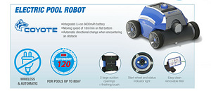 Täisautomaatne basseini puhastusrobot COYOTE (5 foto / 8)