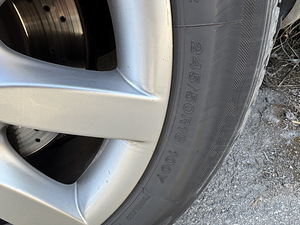 Mercedes-Benz Veljed 245 50 18 Bridgestone W221 C216 (7 foto / 7)