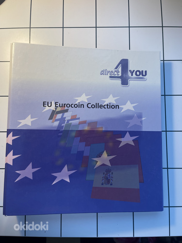 Альбом с коллекцией монет евро (фото #1)