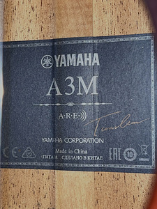 Yamaha A3M ARE akustiline kitarr (5 foto / 7)