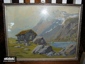Ottenberg Boris Friedrich(1891-1946) Norra maastik 1933 a, (2 foto / 10)
