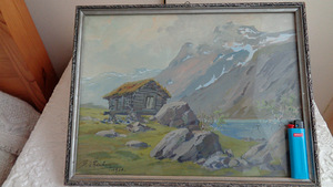 Ottenberg Boris Friedrich(1891-1946) Norra maastik 1933 a, (9 foto / 10)