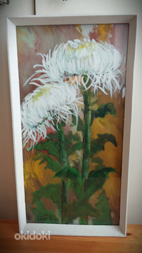 Eesti kunst-Lea-Tuti Livšits (1930-1999)-Krüsanteemid.