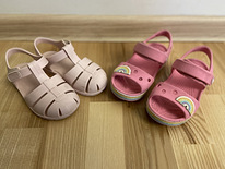 Crocs c9, Zara sandaalid