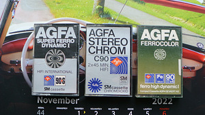 HELIKASSETID AGFA 3tk.=9€ (1 foto / 2)