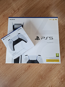 Sony Playstation 5 (PS5) 825GB ( CFI-1216A ) + 2 pulti (10 foto / 10)
