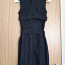 Черное льняное платье Монтон (фото #3)