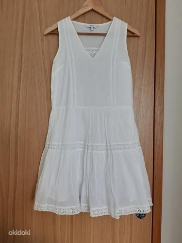 Uus valge puuvillane kleit Next (foto #1)