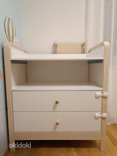Ikea Älskvärd mähkimislauaga kummut
