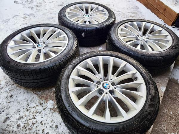 18-дюймовые оригинальные диски BMW style 632 5x112 + шины (фото #5)