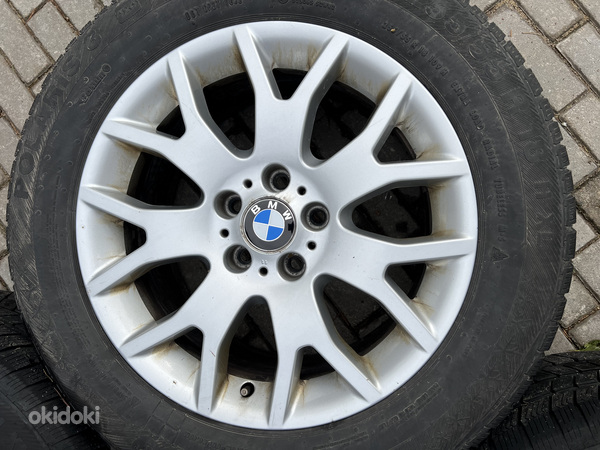 18" оригинальные диски BMW 177 5x120 + плоские шины (фото #1)
