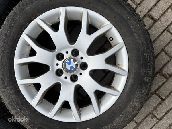 18" оригинальные диски BMW 177 5x120 + плоские шины (фото #4)