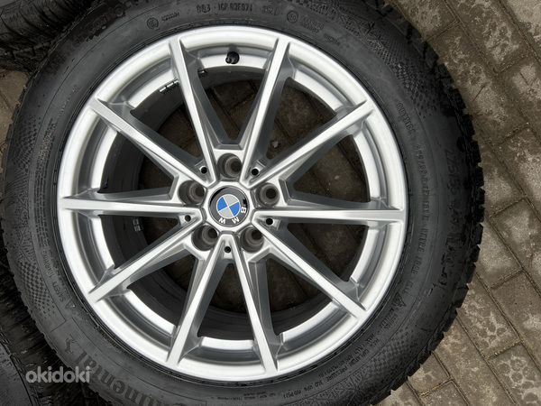 17" оригинальные диски 5x112 BMW style 851 + плоские шины (фото #4)