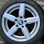 16-дюймовые колеса Dezent 5x120 + шины 195/55/16 (7-8 мм) (фото #1)