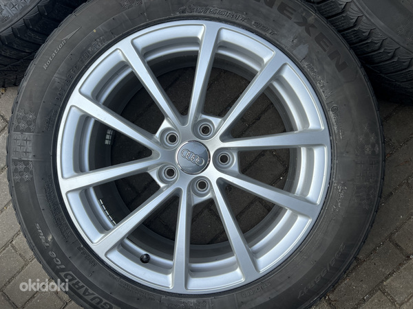 17" оригинальные диски Audi 5x112 + шины 235/55/17 (фото #2)