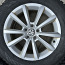 17" оригинальные диски Volkswagen 5x112 + двойные шины 215/65 (фото #3)
