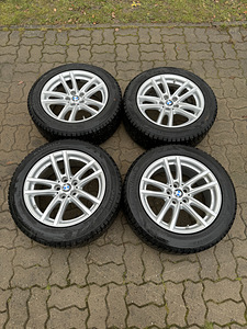 17" диски Rial 5x112 + шипованные шины 225/55/17 8мм (6 фото из 8)