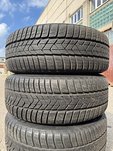 17" оригинальные диски BMW стиль 631 5x112 + зимние шины 6-7мм (8 фото из 9)